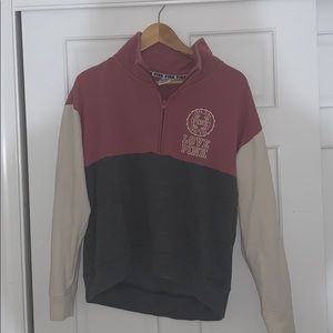 Victoria secret PINK half zip sweatshirt